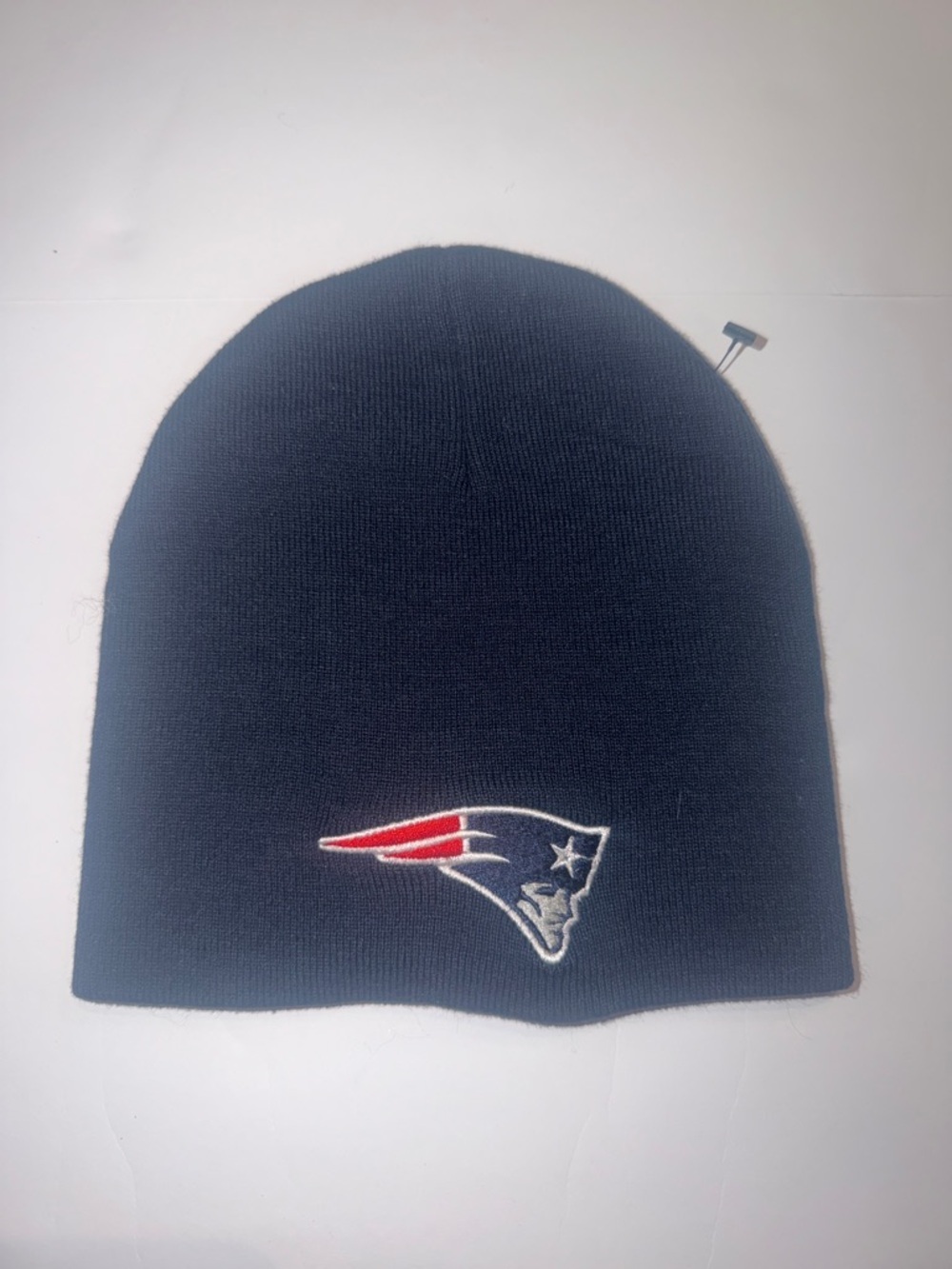 New England Patriots Navy Knit Beanie - NFL Logo